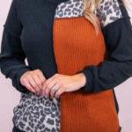 black-orange-color-block-leopard-patchwork-waffle-knit-plus-size-top-626-4.jpg