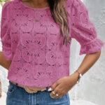 flower-eyelet-top-jacquard-keyhole-flounce-sleeve-866.jpg
