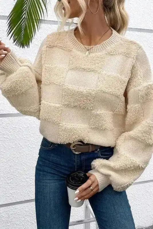 fashionfitz-sweaters-checkered-sherpa-loose-sweater-1176435955-1.jpg fashionfitz-sweaters-checkered-sherpa-loose-sweater-1176435955-1.jpg